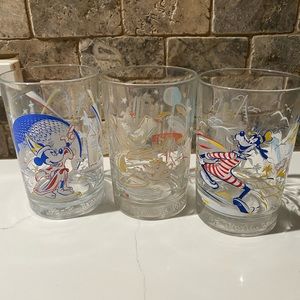 Walt Disney World 25th Anniversary Remember The Magic Glasses Set of 3
